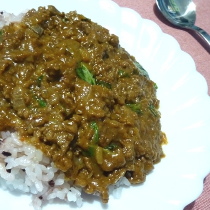 市販のルーで簡単キーマカレー